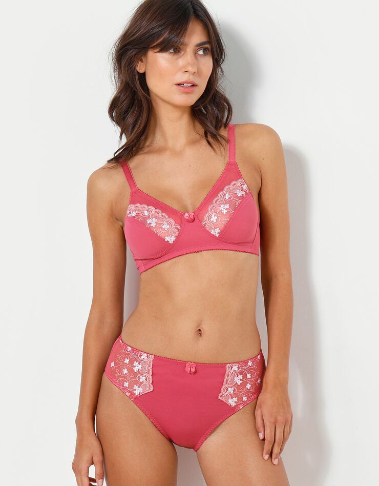 Soutien-gorge grand maintien microfibre Caminata - sans armatures (bois rose) Soutien-gorge grand maintien microfibre Caminata - sans armatures (bois rose)