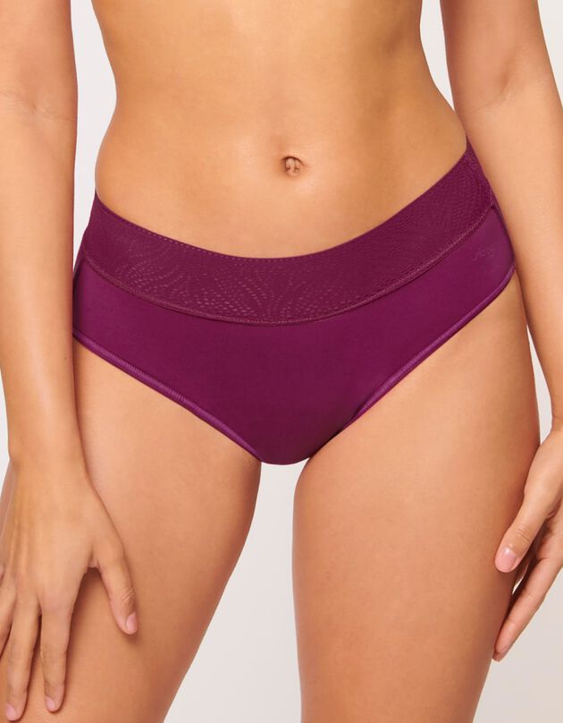 Culotte menstruelle échancrée SLOGGI® (violine)