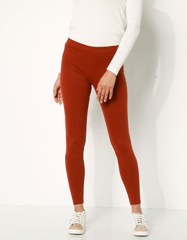 Legging taille élastiquée (terracotta) Legging taille élastiquée (terracotta)
