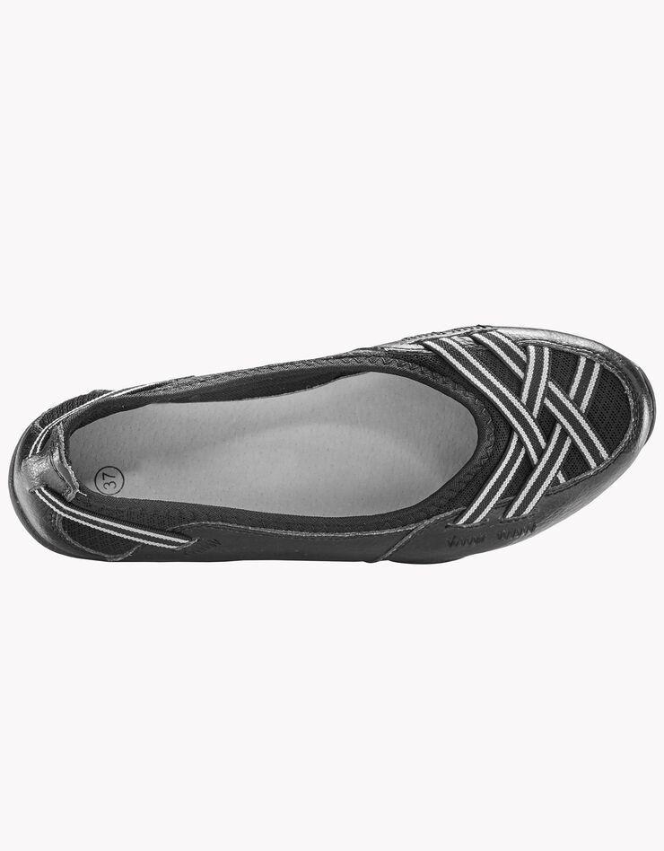Ballerines souples en cuir - noir (noir) Ballerines souples en cuir - noir (noir)