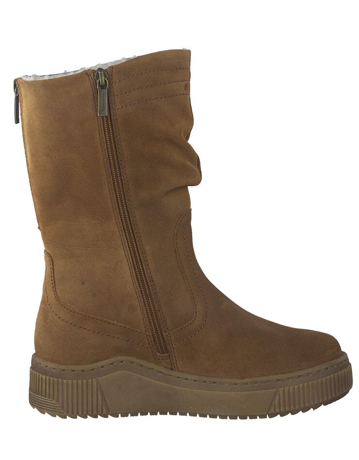 Bottes nubuck grand confort - cognac (marron) Bottes nubuck grand confort - cognac (marron)