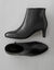 Boots cuir à talons (noir)