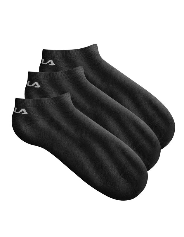 Socquettes invisibles Fila® - lot de 3 paires (noir)