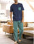 Pantalon pyjama imprimé marine bleu (marine / bleu)