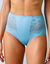 Culotte microfibre forme maxi taille haute "Osilio" - lot de 2 (bleu)