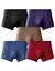 Boxer uni ceinture élastiquée recouverte - lot de 5 (hélios)