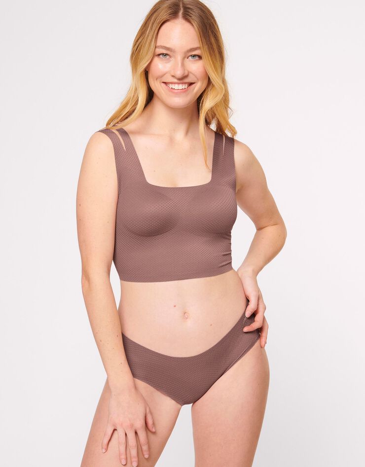 Culotte échancrée Zero Feel Flow Sloggi® (chocolat) Culotte échancrée Zero Feel Flow Sloggi® (chocolat)