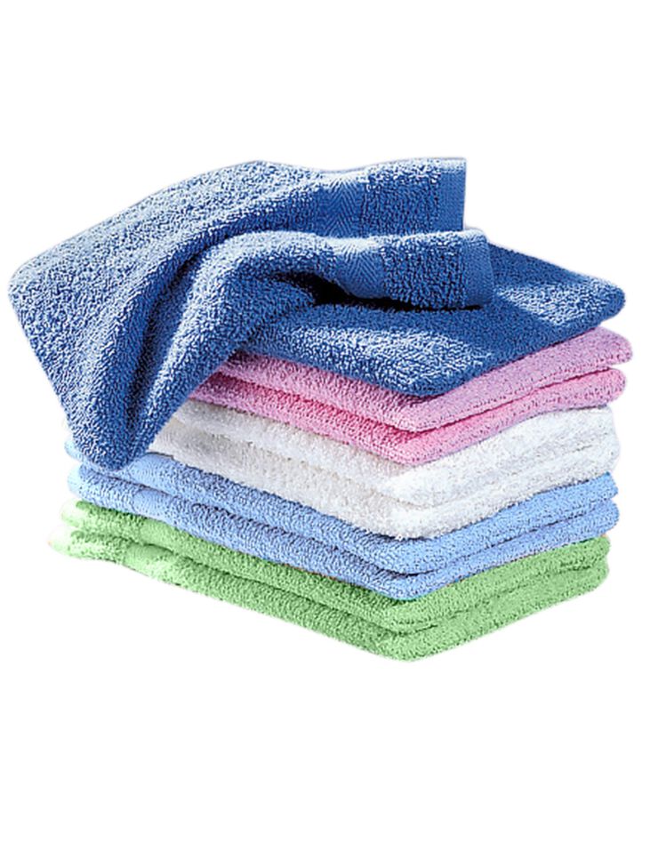 Gants de toilette coloris assortis - lots (multicolore) Gants de toilette coloris assortis - lots (multicolore)