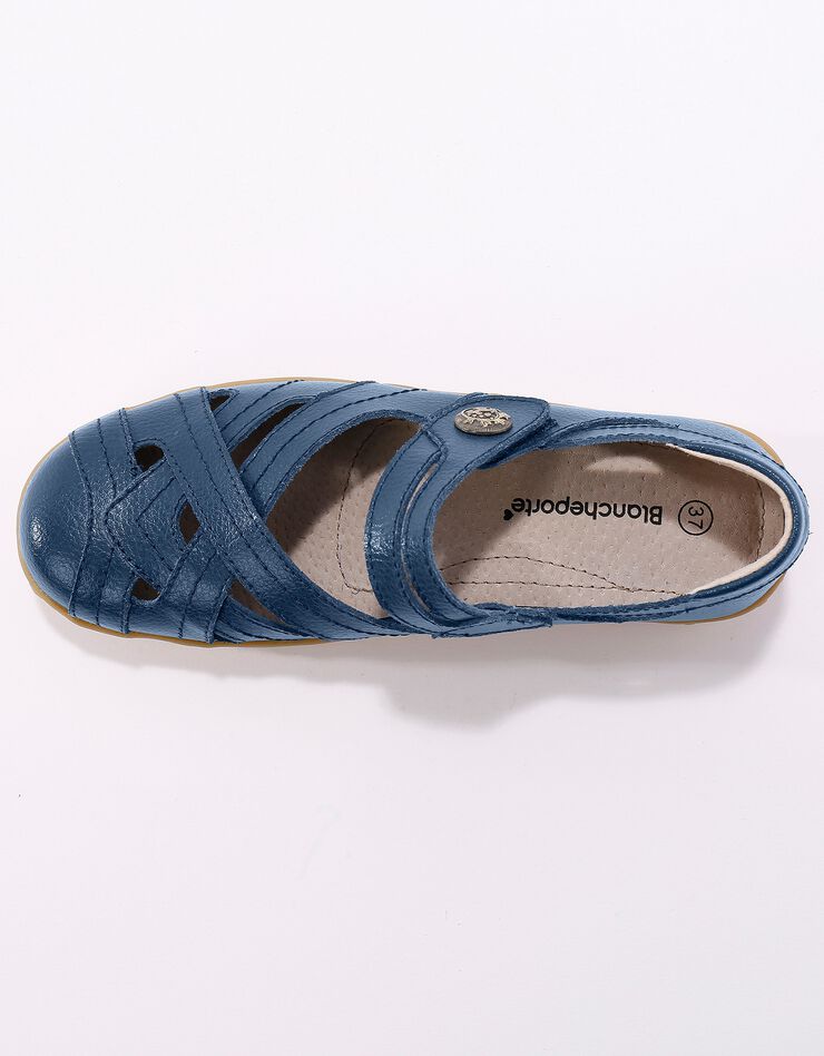 Babies confort en cuir ultra-souple - marine (marine)