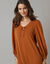 Robe courte volantée à nouettes, crêpe (ocre)