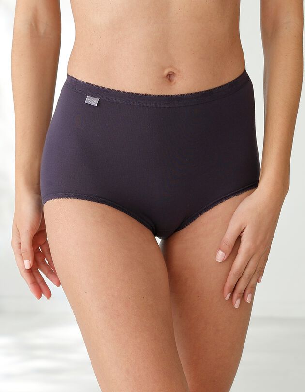 Culotte maxi Basic - lot de 3 (foncé)