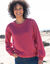 Pull col rond finitions &eacute;cailles (bois de rose)