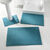 Tapis de bain éponge double liteau (vert canard)