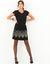 Robe base imprimé cuivré (noir / cuivre)