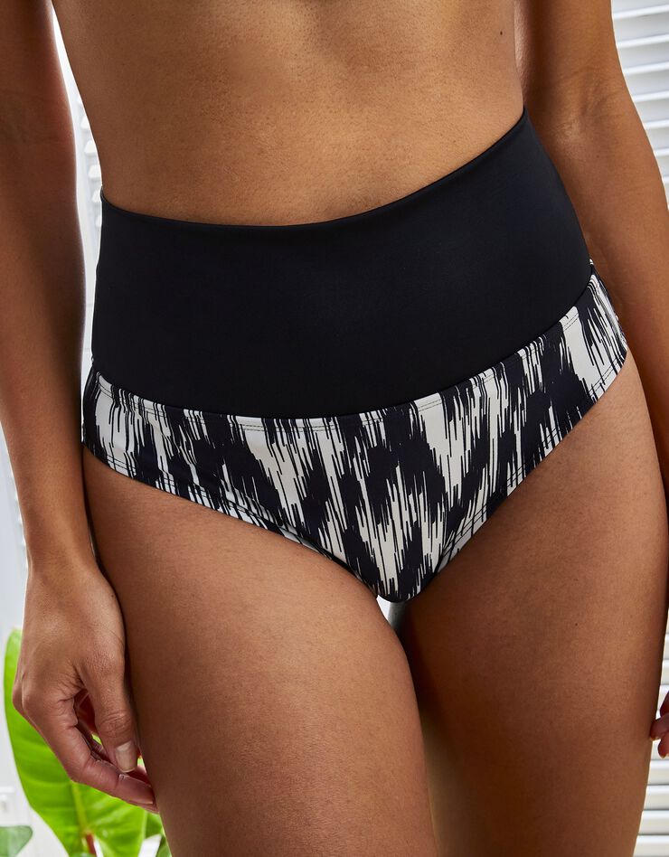 Slip à ceinture modulable Uvero, ventre plat (noir / beige) Slip à ceinture modulable Uvero, ventre plat (noir / beige)