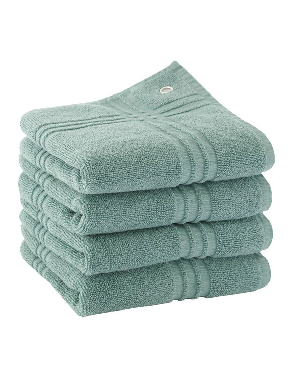 Carré éponge absorbant - lot de 4 (eucalyptus)
