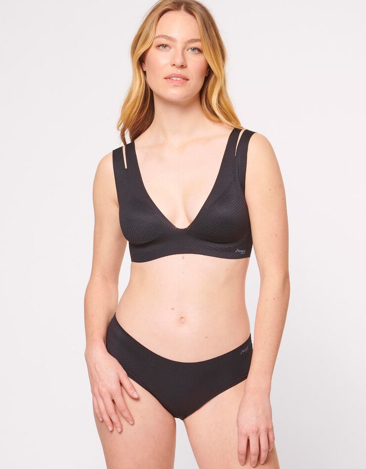 Culotte échancrée Zero Feel Flow Sloggi® (noir) Culotte échancrée Zero Feel Flow Sloggi® (noir)