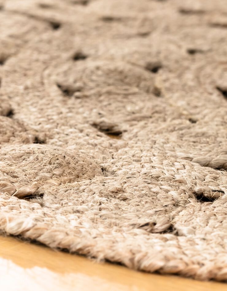 Tapis rond en jute (jute)