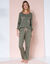 Pantalon pyjama imprimé "Bohème" (kaki)