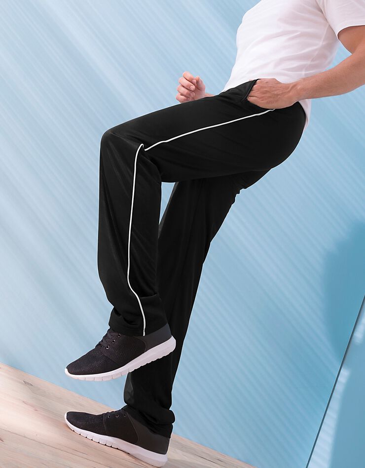 Pantalon sport intérieur gratté (noir)