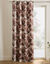 Rideau occultant imprim&eacute; v&eacute;g&eacute;tal (terracotta)