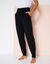 Pantalon de yoga en maille, coupe ultra confort (noir)