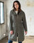 Parka l&eacute;g&egrave;re d&eacute;perlante zipp&eacute;e (kaki)