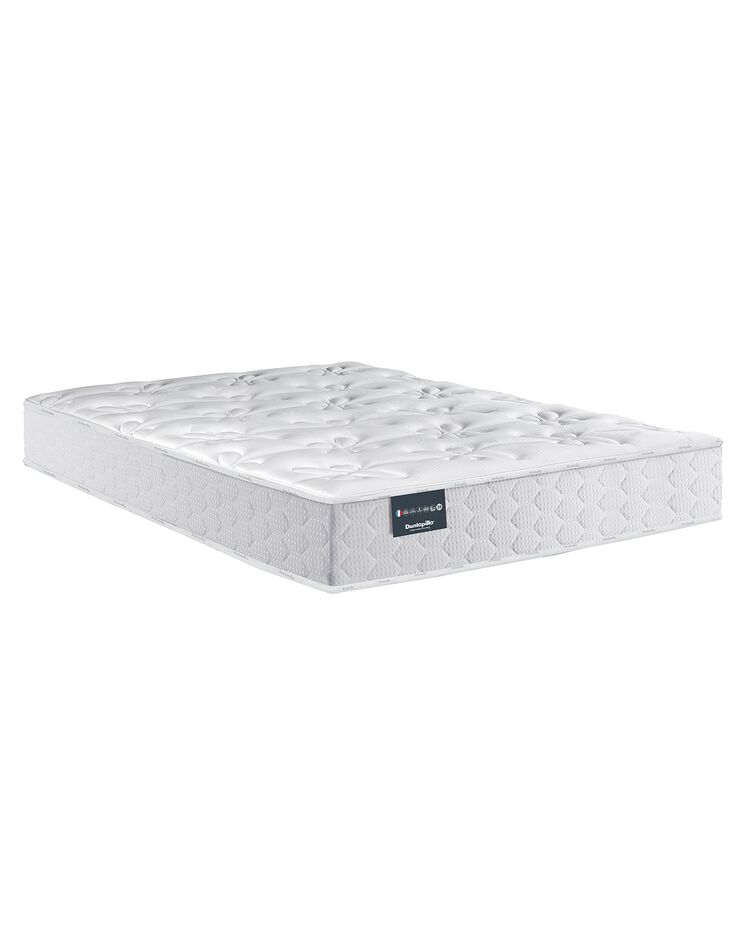 Matelas ressorts Dunlopillo® haut. 23 cm, confort ferme (blanc)