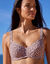 Haut de maillot de bain forme minimiseur imprim&eacute; Tahona - avec armatures (beige / chocolat)