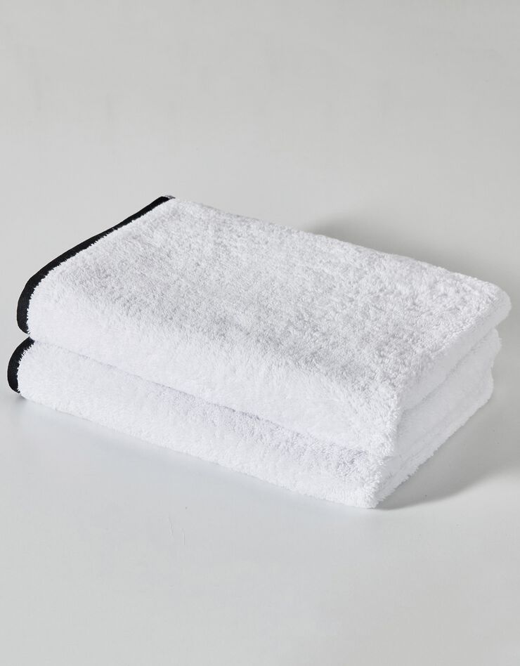 Eponge unie 540g/m2 confort luxe, collection "Intemporelle" (blanc)