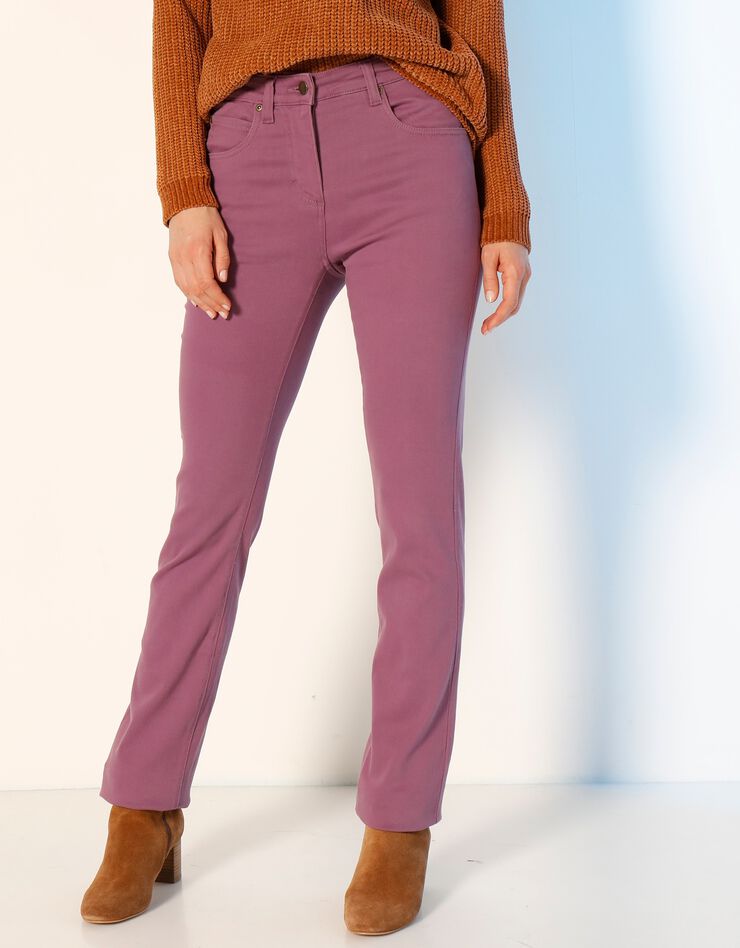 Pantalon sculptant coupe 5 poches (violine) Pantalon sculptant coupe 5 poches (violine)