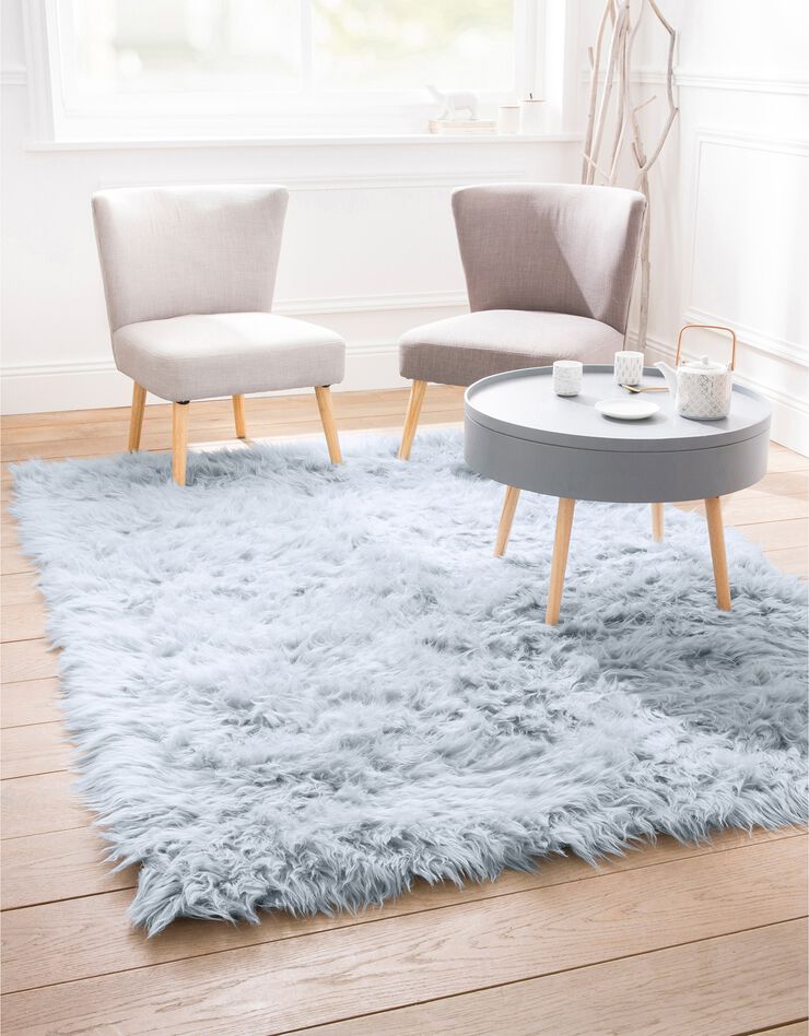 Tapis poils longs (bleu glacier) Tapis poils longs (bleu glacier)
