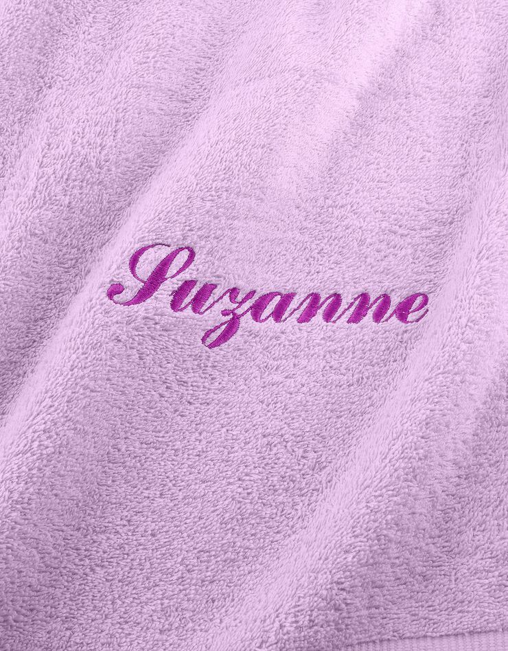 Serviette éponge personnalisable confort moelleux (parme) Serviette éponge personnalisable confort moelleux (parme)