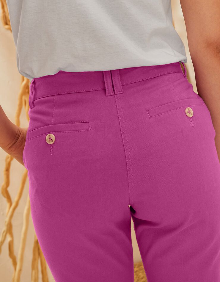 Pantalon chino stretch (rose indien) Pantalon chino stretch (rose indien)