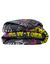 Couette coton imprimée Capitales 200 g/m² (noir)