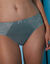 Culotte maille satinée et dentelle Avila - lot de 2  (ardoise + lagon)