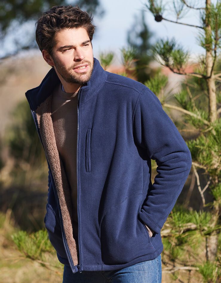 Blouson polaire spécial grand froid (marine) Blouson polaire spécial grand froid (marine)