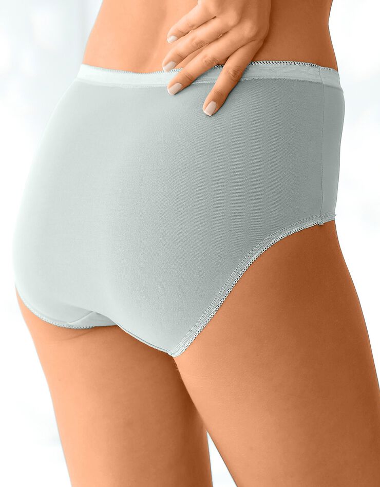 Culotte maxi basique - lot de 3 (amande + rose + vert) Culotte maxi basique - lot de 3 (amande + rose + vert)