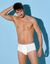 Slip ouvert taille haute - lot de 2 (blanc)