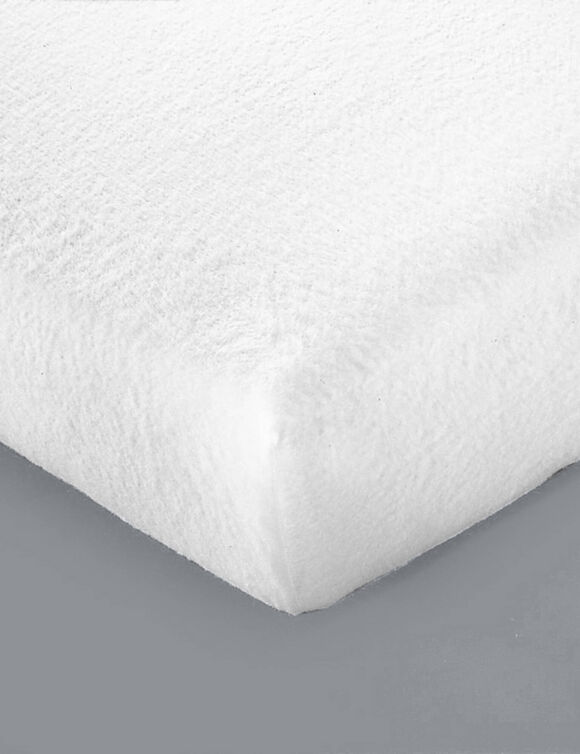 Protège matelas Sanfor® molleton imperméable 32 cm (blanc)