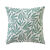 Housse de coussin imprimée feuilles Madère - lot de 2 (vert)