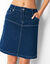 Jupe courte en jean (stone)