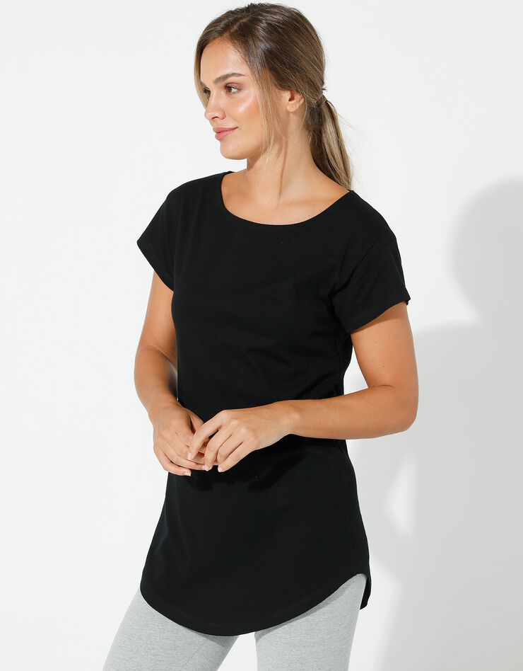 Tee-shirt manches courtes (noir) Tee-shirt manches courtes (noir)