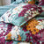 Linge de lit Capucine imprim&eacute; - coton 57 fils/cm&sup2; (vert gris&eacute;)