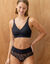 Soutien-gorge moul&eacute; invisible dentelle  microfibre - sans armatures (noir)