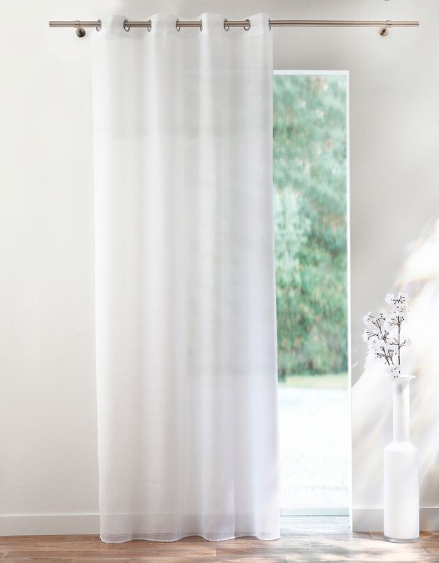 Panneau voile fines rayures (blanc)