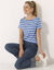 T-shirt marinière manches courtes (bleu / blanc)