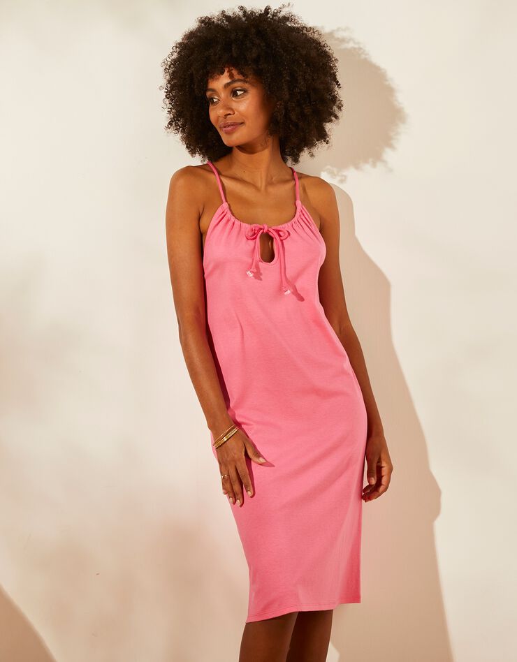 Robe à bretelles (rose) Robe à bretelles (rose)