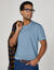 T-shirt col rond manches courtes - lot de 3 (taupe + chocolat + bleu gris)