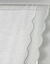 Rideau broderie Cornely finition passe-tringle embrasse assortie - la paire (blanc)